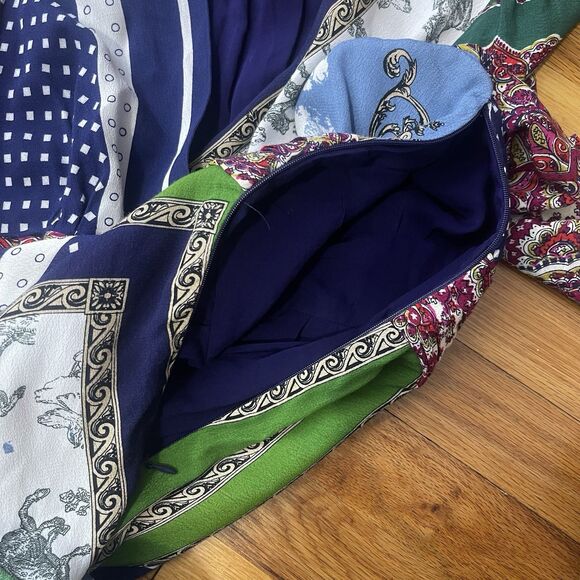 MOULINETTE SOEURS Istanbul Wrap Dress Size 2 Multicolor Festival Bohemian Anthro - Picture 10 of 11